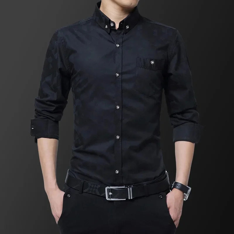 Camisa Larga Polo Quard con Botones y Bolsillo - Original