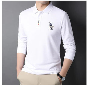 Camisa Larga Polo Vogue Con Bordado Coreano Original (Te Regalan Un Reloj Minimalista)